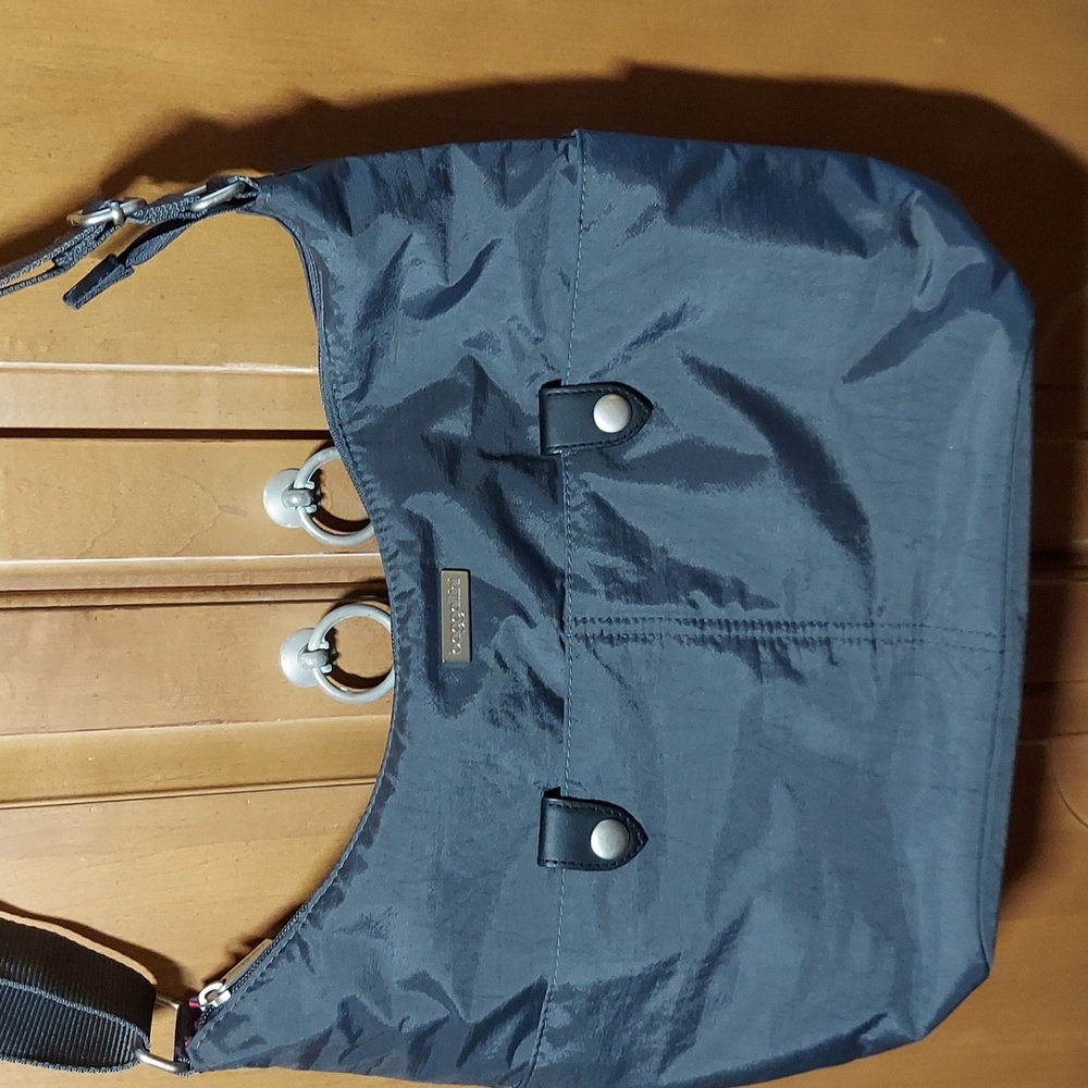 Baggallini Crossbody Handbag, Gray/Pink